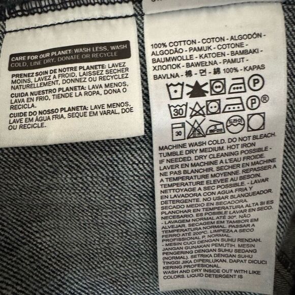 Levi’s Strauss Men’s Blue Denim Jacket Button Up Size Large 100% Cotton - Picture 10 of 13